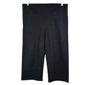 Victorias Secret VS Yoga‎ Pants Black Cropped High Waist Leggings XL